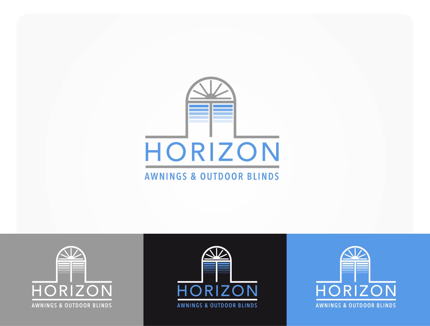Logo Design by wonderland for Ozrite - Awnings & Outdoor Blinds | Design #5425532