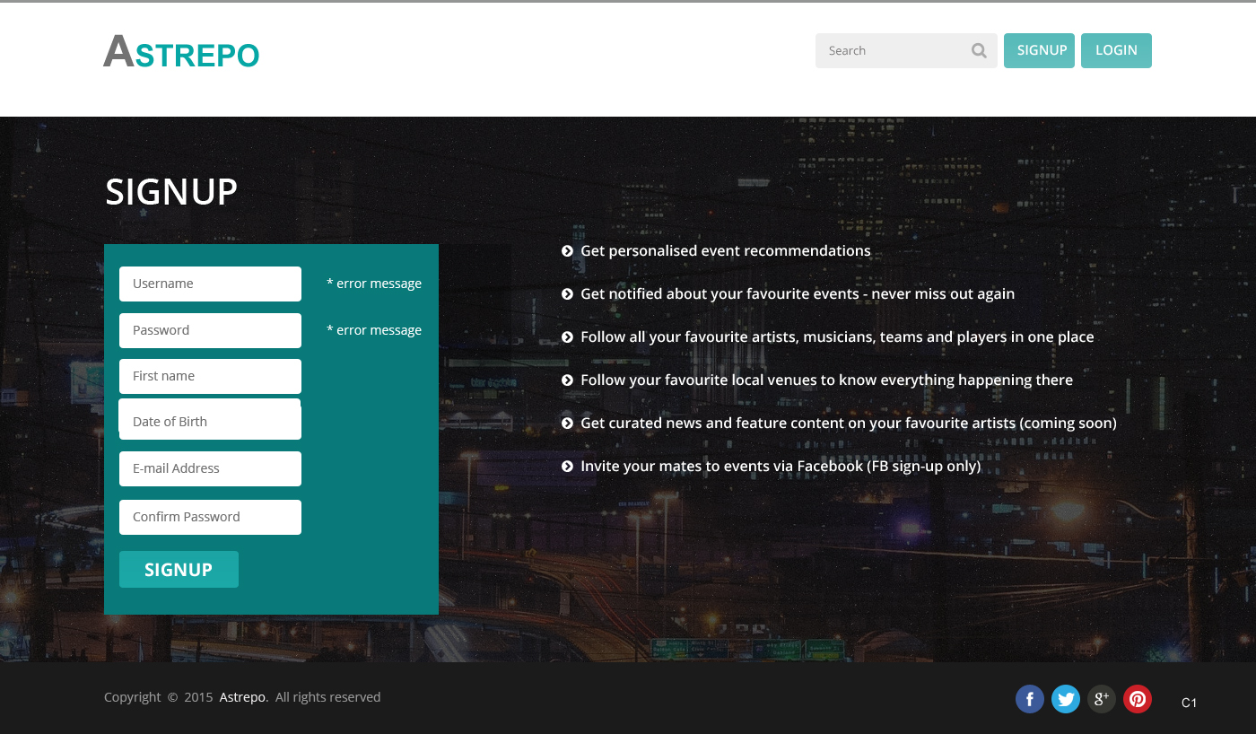 Web Design par pb pour Astrepo | Design #5442929