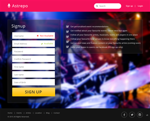 Web Design par pb pour Astrepo | Design : #5442934