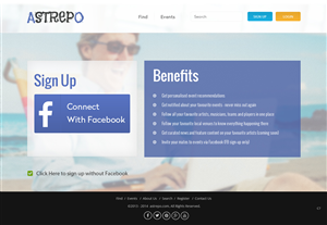 Web Design par pb pour Astrepo | Design : #5442945