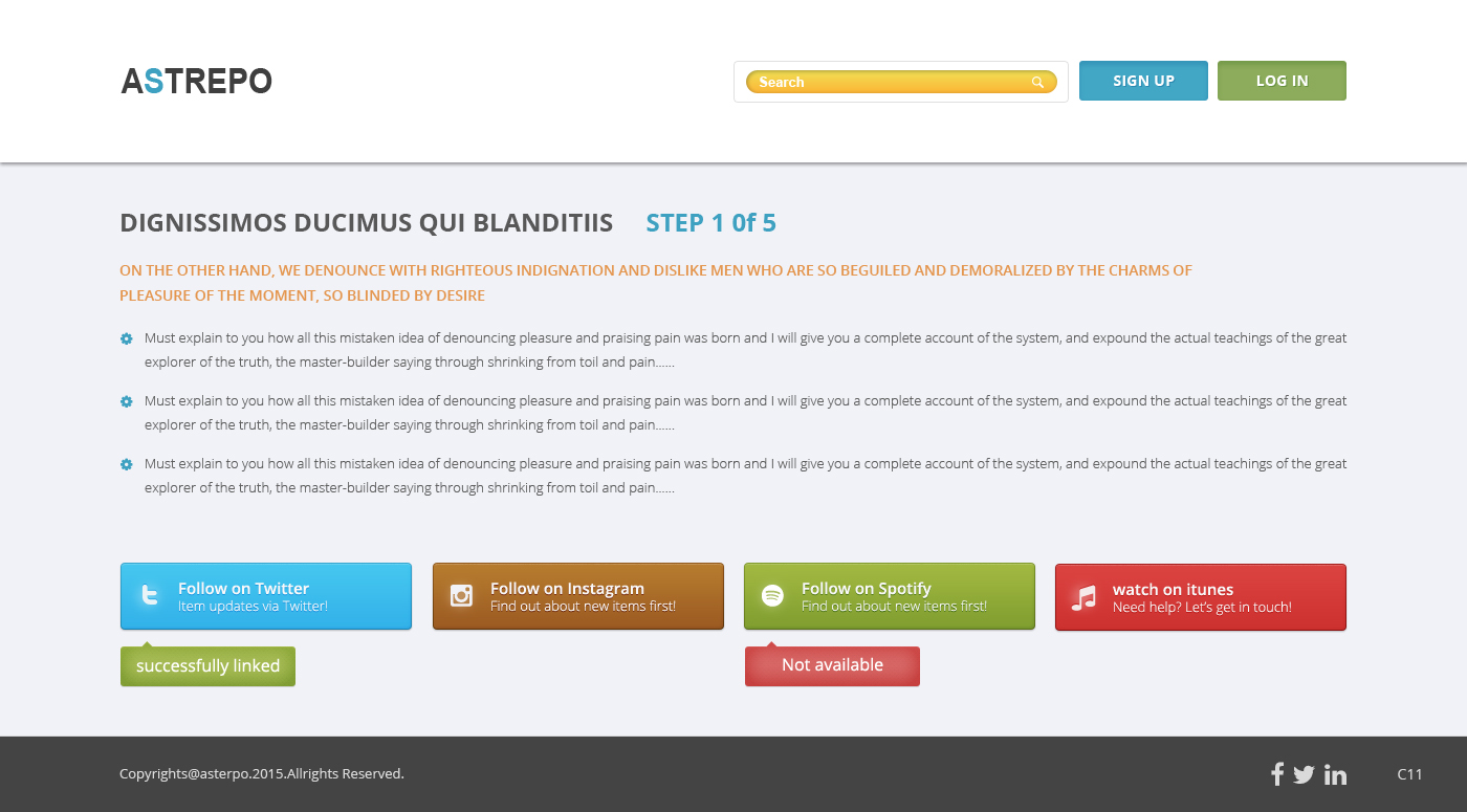 Web Design par pb pour Astrepo | Design #5442978