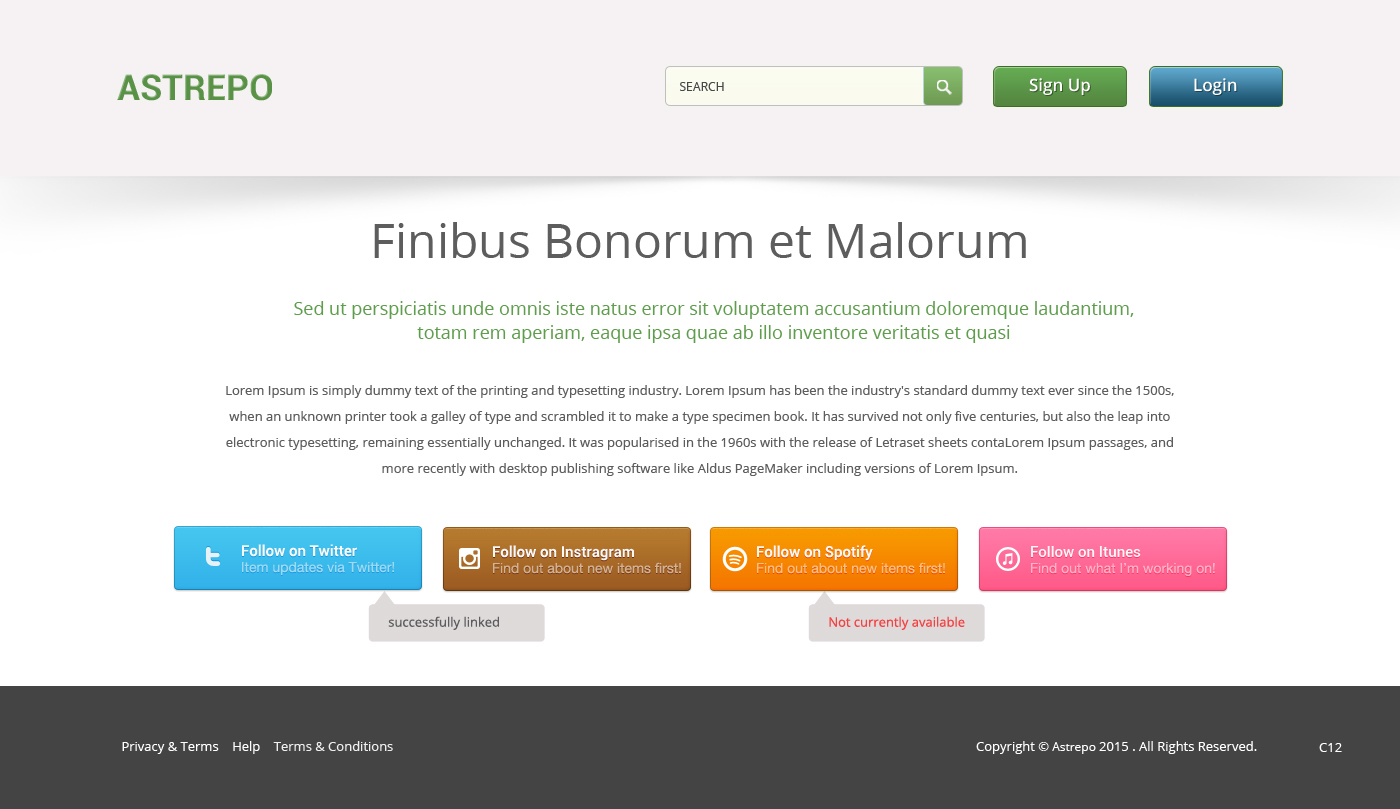 Web Design by pb for Astrepo | Design #5449595