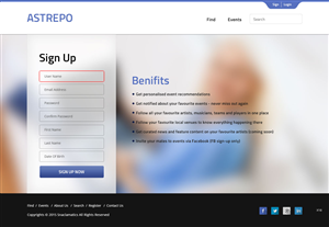 Web Design by pb for Astrepo | Design: #5456721