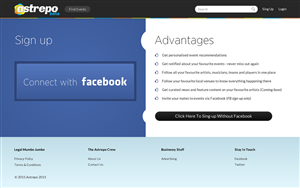 Design 4 pages for an event discovery website | Web Design by Sbss