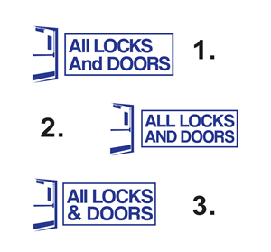 Logo Design by dunjki for All Locks and Doors | Design: #5438461