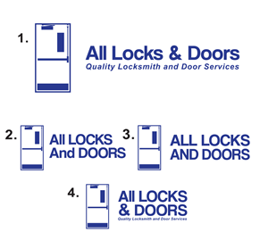 Logo Design by dunjki for All Locks and Doors | Design: #5438466