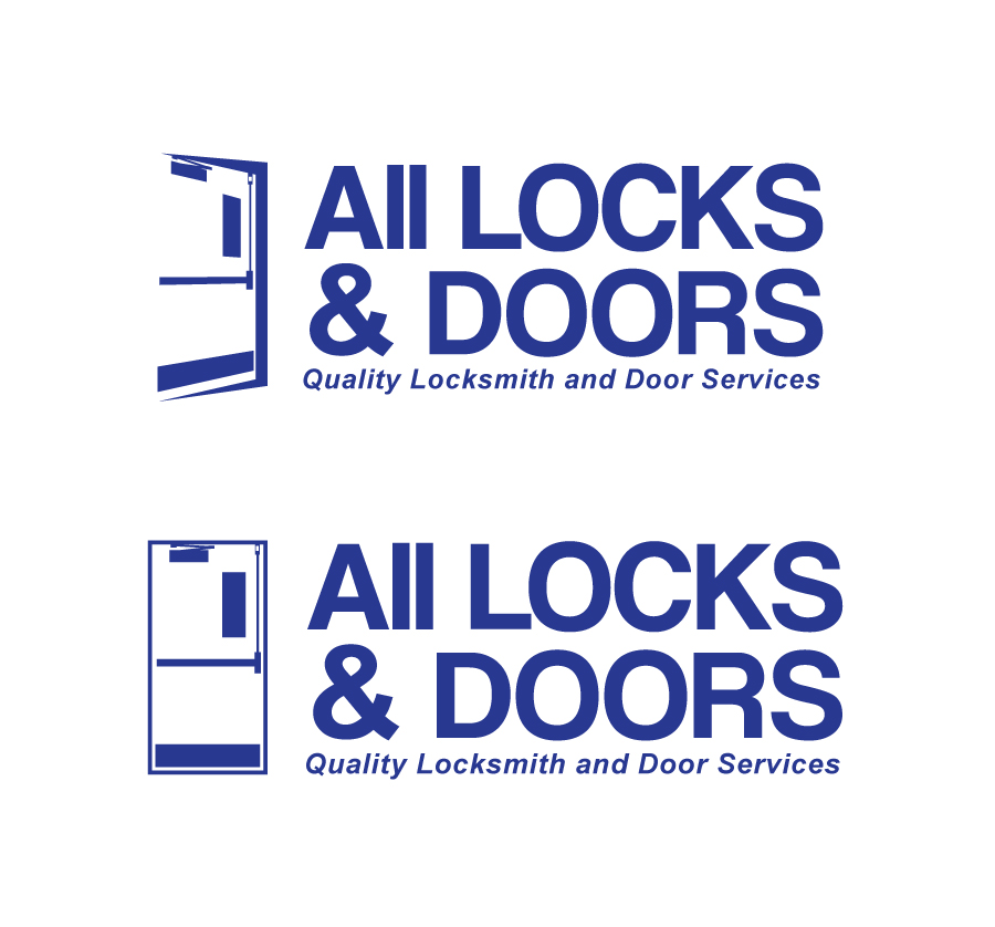 Logo Design by dunjki for All Locks and Doors | Design: #5438496