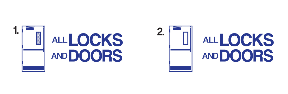 Logo Design by dunjki for All Locks and Doors | Design #5449008