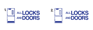 Logo Design by dunjki for All Locks and Doors | Design: #5449008