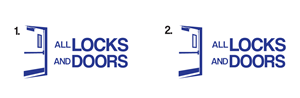 Logo Design by dunjki for All Locks and Doors | Design: #5449017