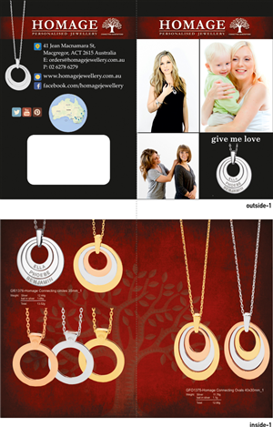 Diseño de Brochure por Design Addict para Homage Jewellery Pty Ltd | Diseño: #5567197