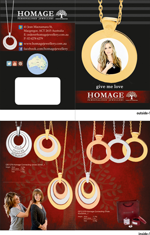 Diseño de Brochure por Design Addict para Homage Jewellery Pty Ltd | Diseño: #5567198