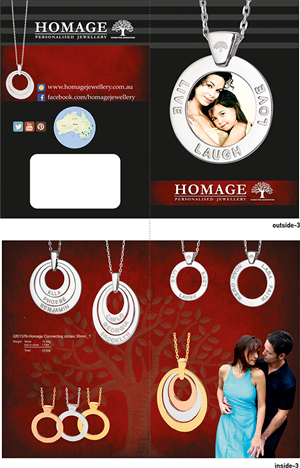 Diseño de Brochure por Design Addict para Homage Jewellery Pty Ltd | Diseño #5609660