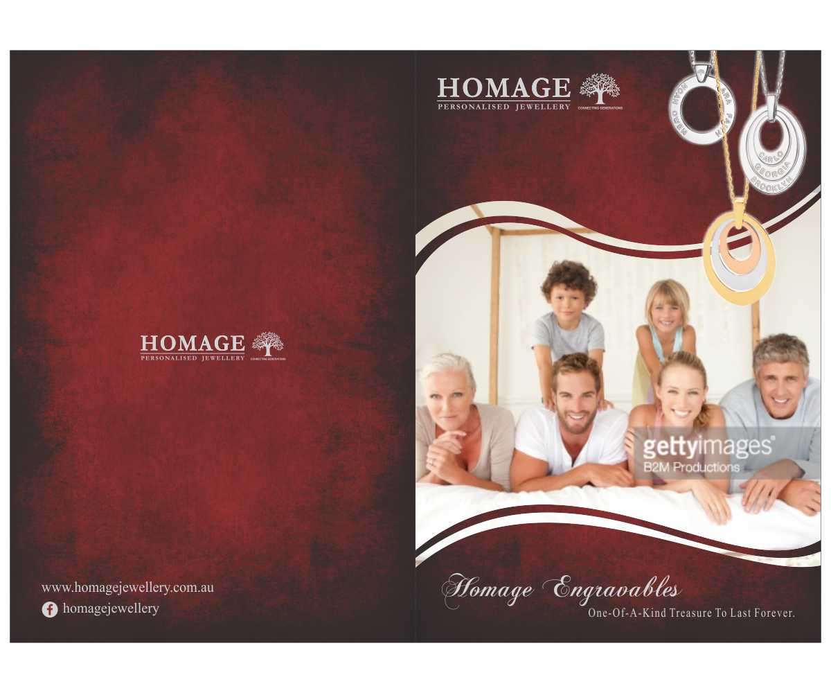 Diseño de Brochure por Cut and Glue para Homage Jewellery Pty Ltd | Diseño #5600462