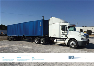 A new fresh and flat D&D Logistics Brochure Design A4 - 4 pages | Brochure Design by Shikha