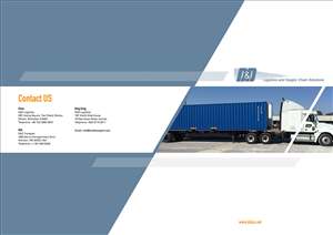 A new fresh and flat D&D Logistics Brochure Design A4 - 4 pages | Brochure Design by DesignFive