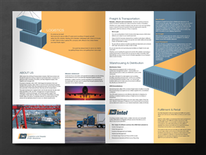 A new fresh and flat D&D Logistics Brochure Design A4 - 4 pages | Brochure Design by MilM
