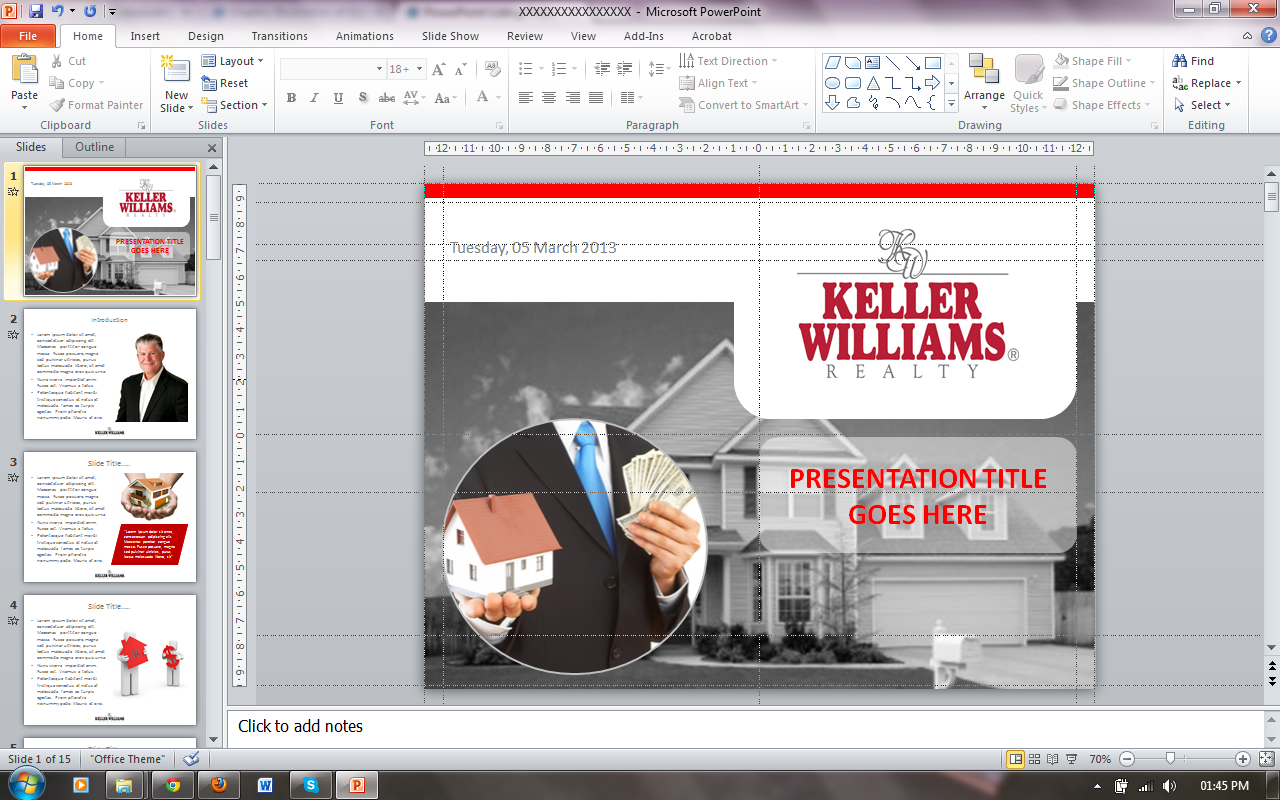 PowerPoint Design by ALSS444 for Keller Williams Realty-the Market Place | Design #1532686
