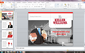 PowerPoint Design by ALSS444 for Keller Williams Realty-the Market Place | Design #1532686