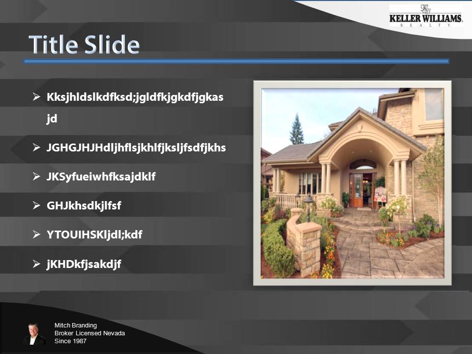 PowerPoint Design by sgarchdesign for Keller Williams Realty-the Market Place | Design #1537995