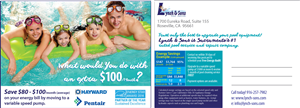 Postcard Designs - Hayward and Pentair | Postcard Design by Jason Vantran