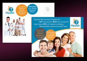 Postcard Design by ALSADESIGN for 7 Health | Design: #5449395