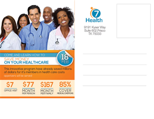 Postcard Design by alessandroevge for 7 Health | Design: #5431779