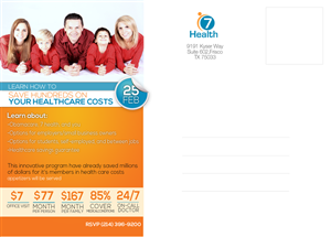 Postcard Design by alessandroevge for 7 Health | Design: #5453593