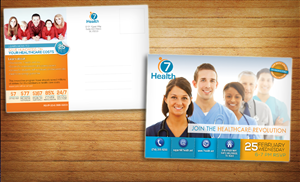 Design de Carte Postale par alessandroevge pour 7 Health | Design #5453598