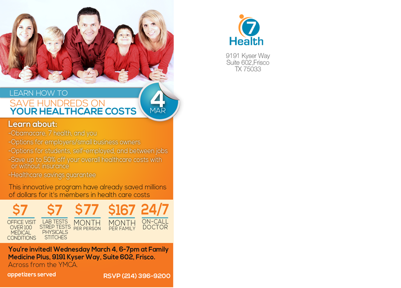 Postcard Design by alessandroevge for 7 Health | Design #5459325