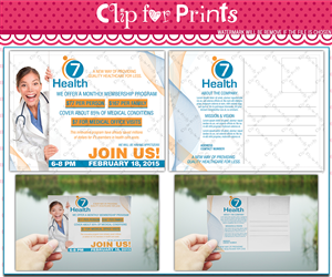 Design de Carte Postale par CC Layers pour 7 Health | Design #5440774