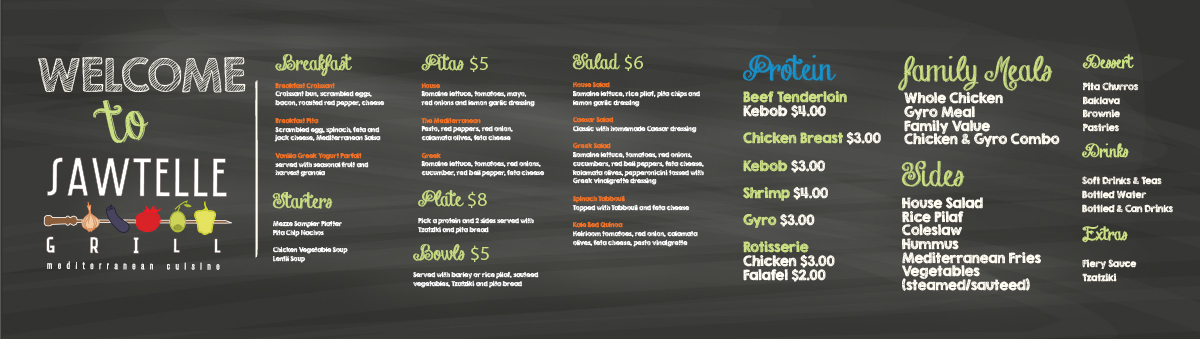 Menu Design by Cynthia for this project | Design #5798552