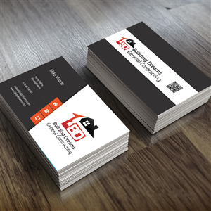 Business Card Design by Tenti Studio for Building Dreams General Contracting | Design: #5439536