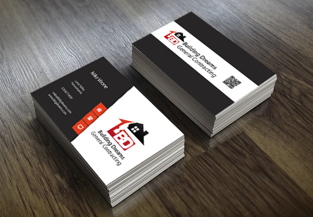 Business Card Design by Tenti Studio for Building Dreams General Contracting | Design #5439582
