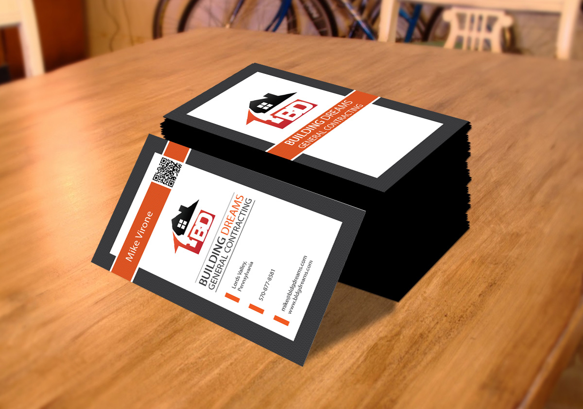 Business Card Design by Tenti Studio for Building Dreams General Contracting | Design #5439762