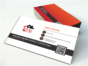 Business Card Design by Tenti Studio for Building Dreams General Contracting | Design: #5443330