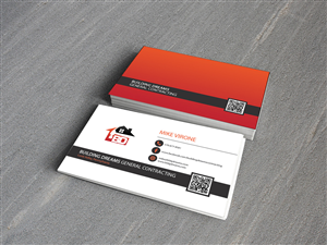 Business Card Design by Tenti Studio for Building Dreams General Contracting | Design: #5443334