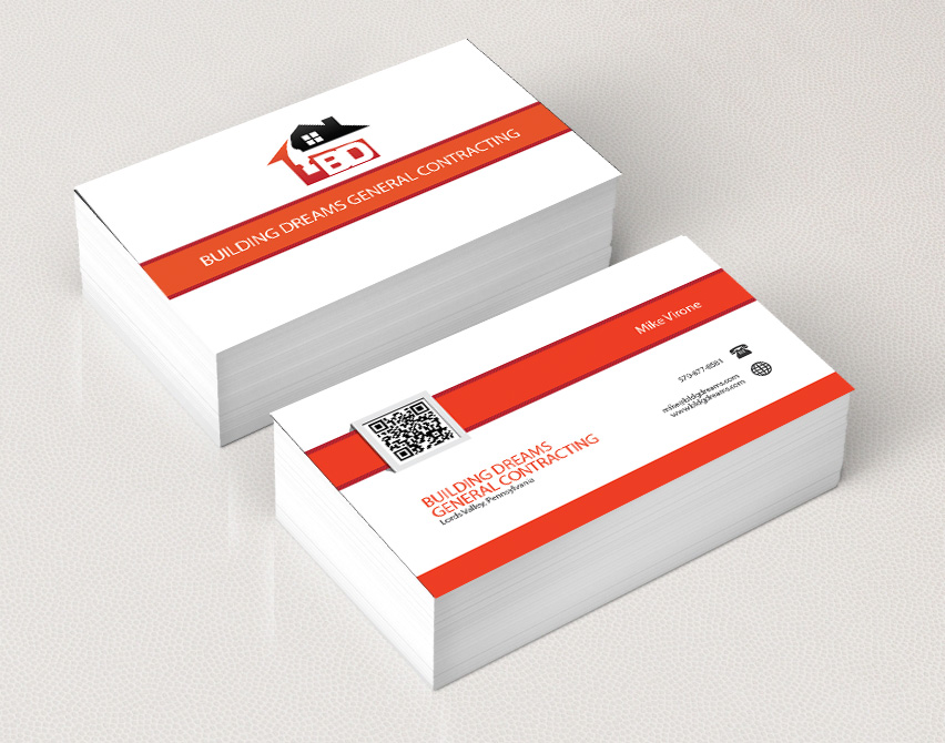 Business Card Design by Tenti Studio for Building Dreams General Contracting | Design #5443415