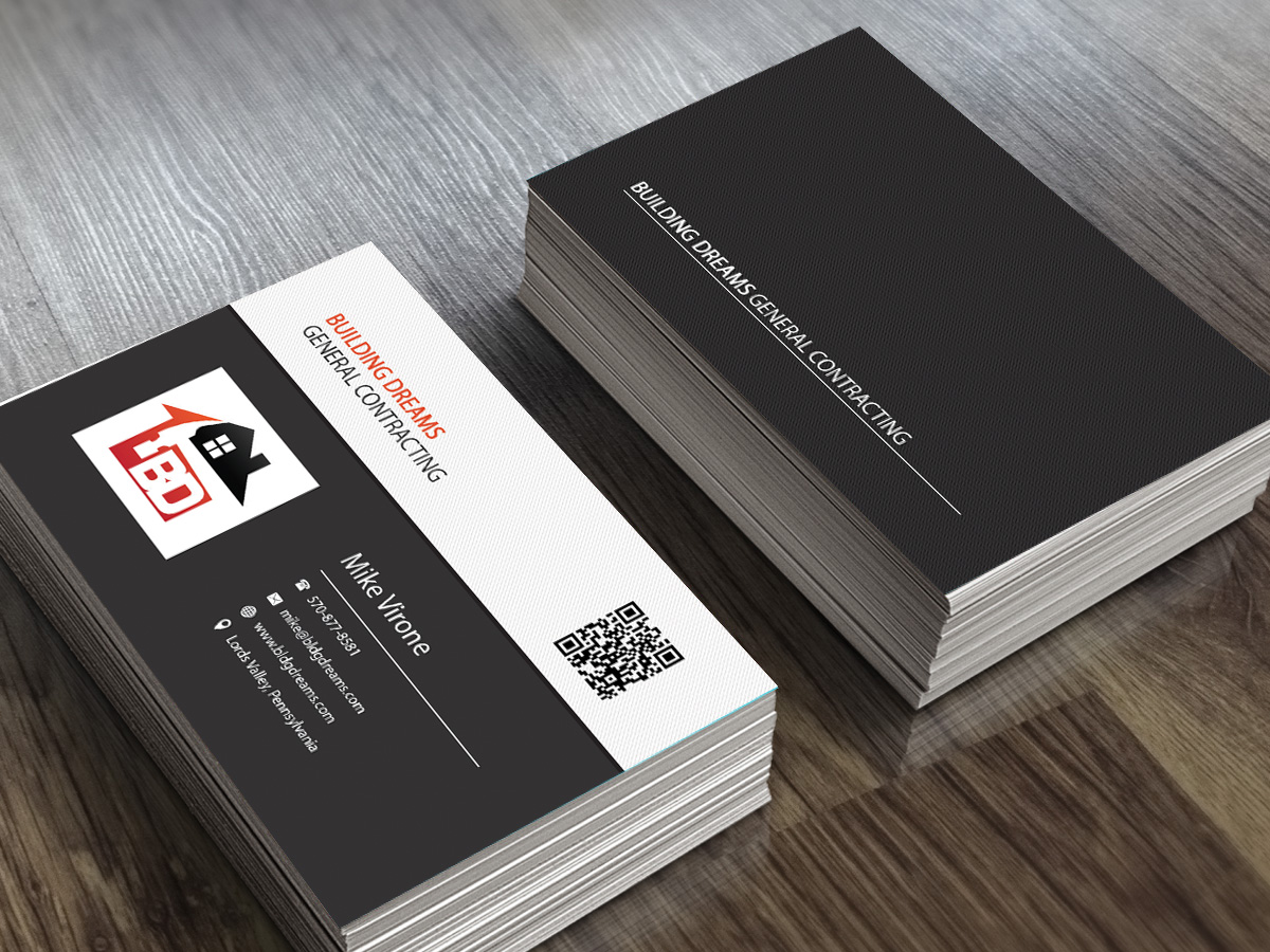 Business Card Design by Tenti Studio for Building Dreams General Contracting | Design #5445404