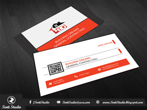 Business Card Design by Tenti Studio for Building Dreams General Contracting | Design: #5450277