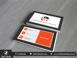 Business Card Design by Tenti Studio for Building Dreams General Contracting | Design: #5452058