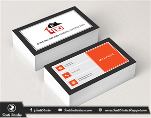 Business Card Design by Tenti Studio for Building Dreams General Contracting | Design: #5452062