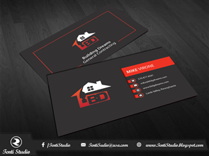 Business Card Design by Tenti Studio for Building Dreams General Contracting | Design: #5452083
