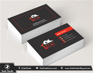 Business Card Design by Tenti Studio for Building Dreams General Contracting | Design: #5452099