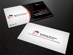 Business Card Design by AFHUN for Building Dreams General Contracting | Design: #5443100