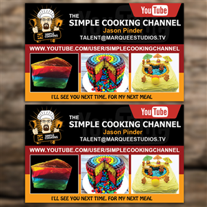 The Simple Cooking Channel | Business Card Design by Sandaruwan