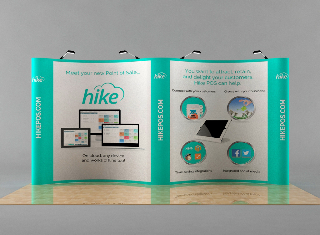 Diseño de Stand de Feria por Bins para KM Web Solutions t/a Klix Media | Diseño #5450057