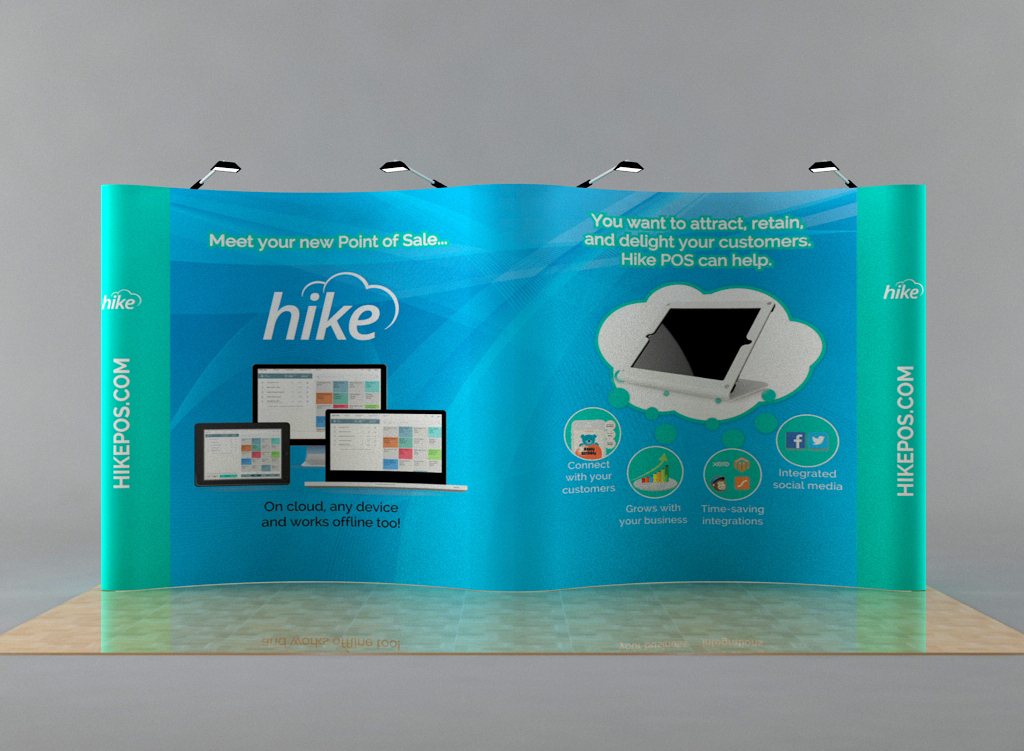 Messestand-Design von Bins für KM Web Solutions t/a Klix Media | Design #5457896