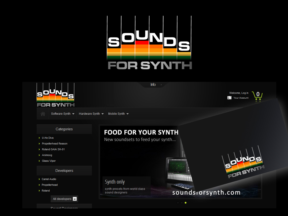 Logo Design by vladst2004 for Sounds For Synth | Design #1501675