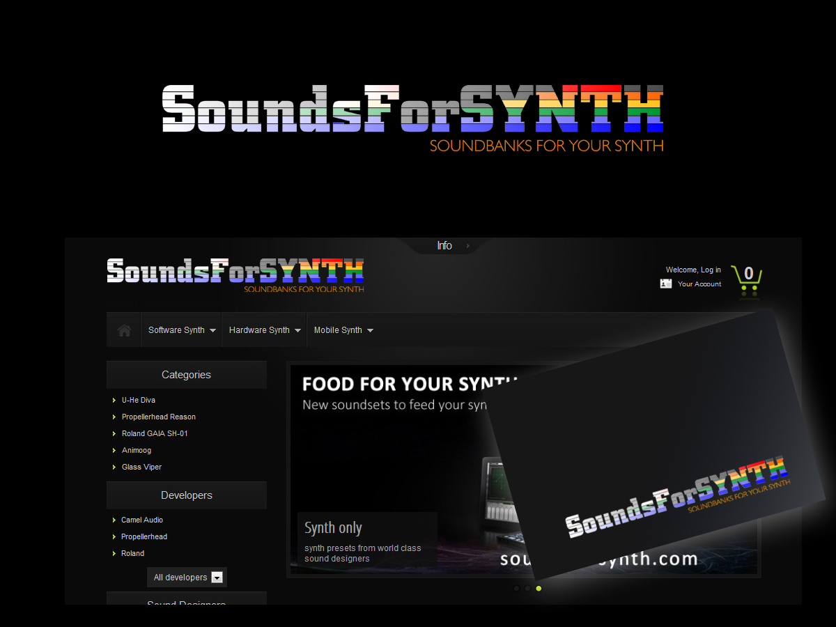 Logo Design by vladst2004 for Sounds For Synth | Design #1501691
